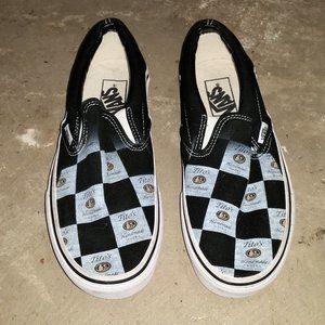 VANS TITO'S HANDMADE VODKA Slip On Sneakers Shoes